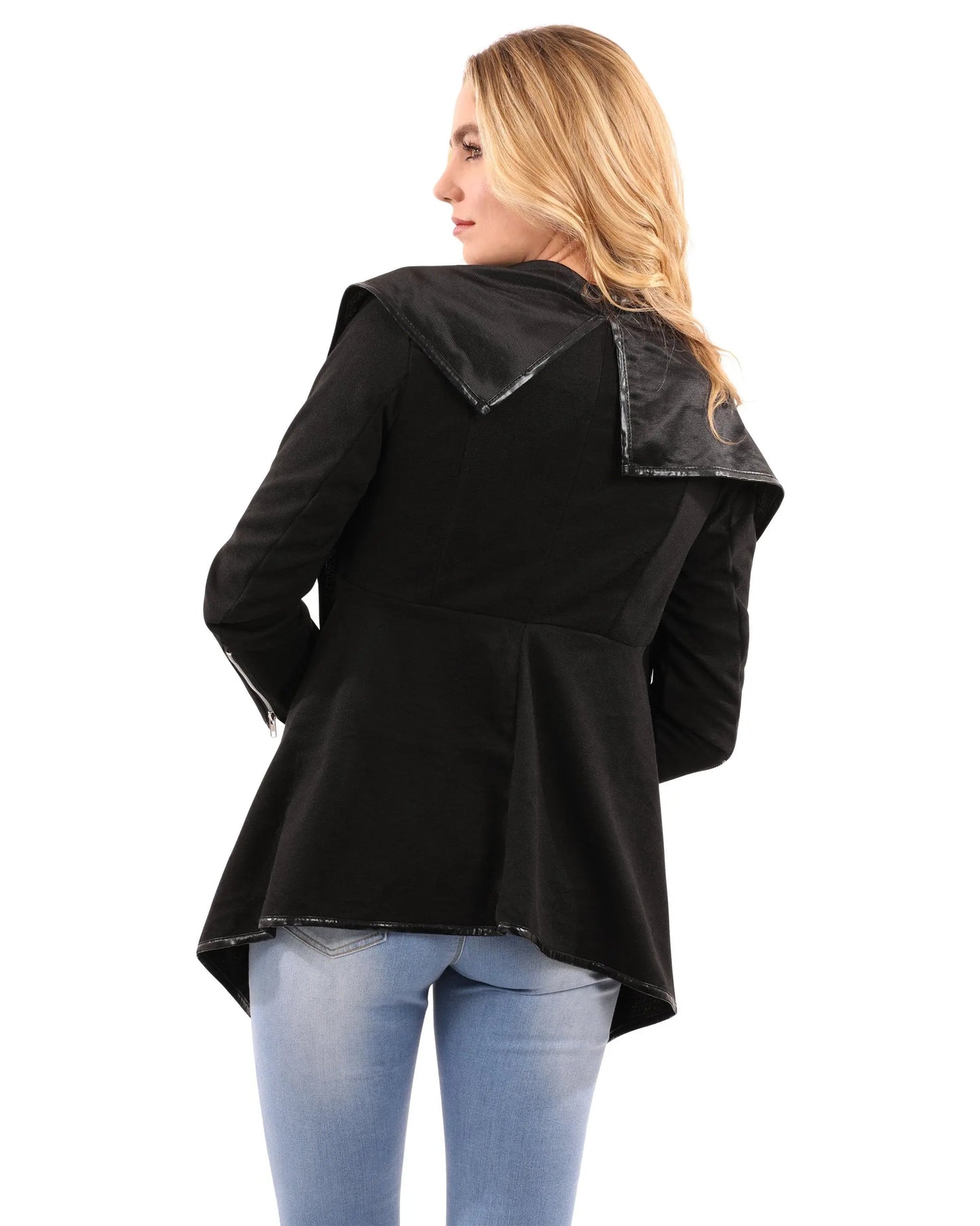 Bowmont Drape Collar Jacket - Style Ratio