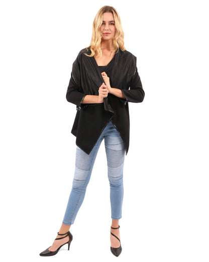 Bowmont Drape Collar Jacket - Style Ratio