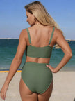 Twist Front High Waisted Bikini  Style Ratio
