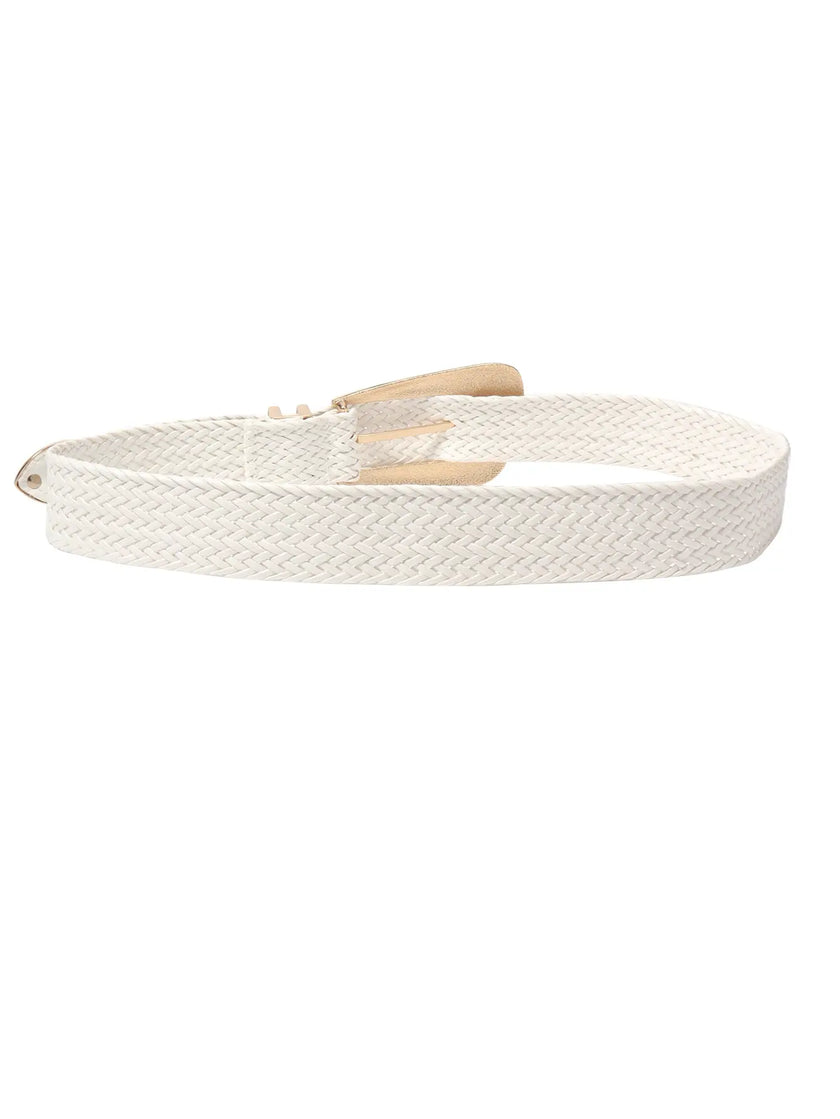 Irregular Buckle Braid Belt  Style Ratio