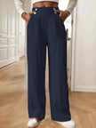 Full Size High Waisted Wide Leg Pants  Style Ratio