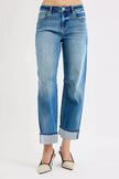 RISEN Slouchy Crop Barrel Cuffed Jeans  Style Ratio