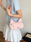 Drawstring Ruched Lightweight Crossbody Bag  Style Ratio