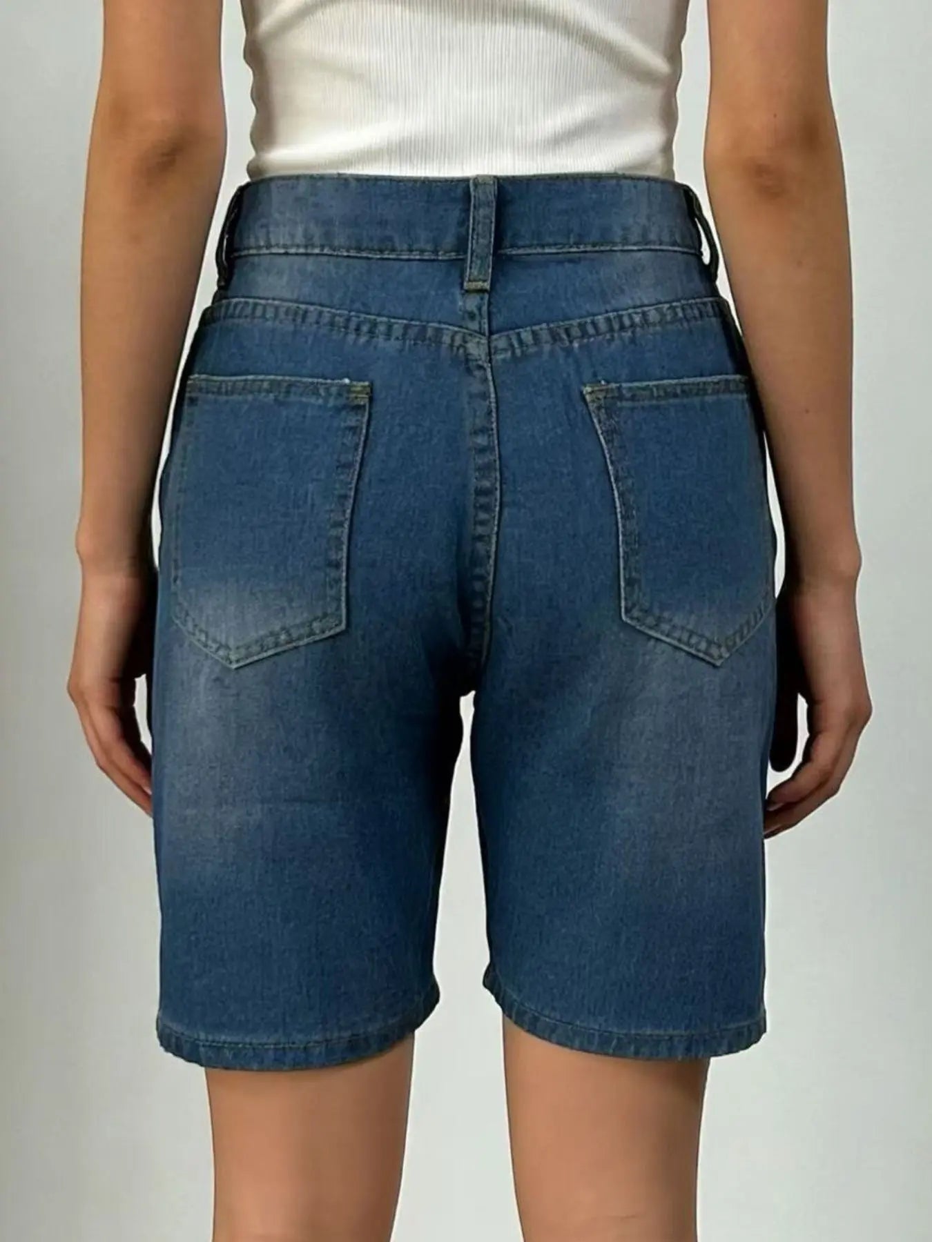 High Waist Denim Shorts  Style Ratio