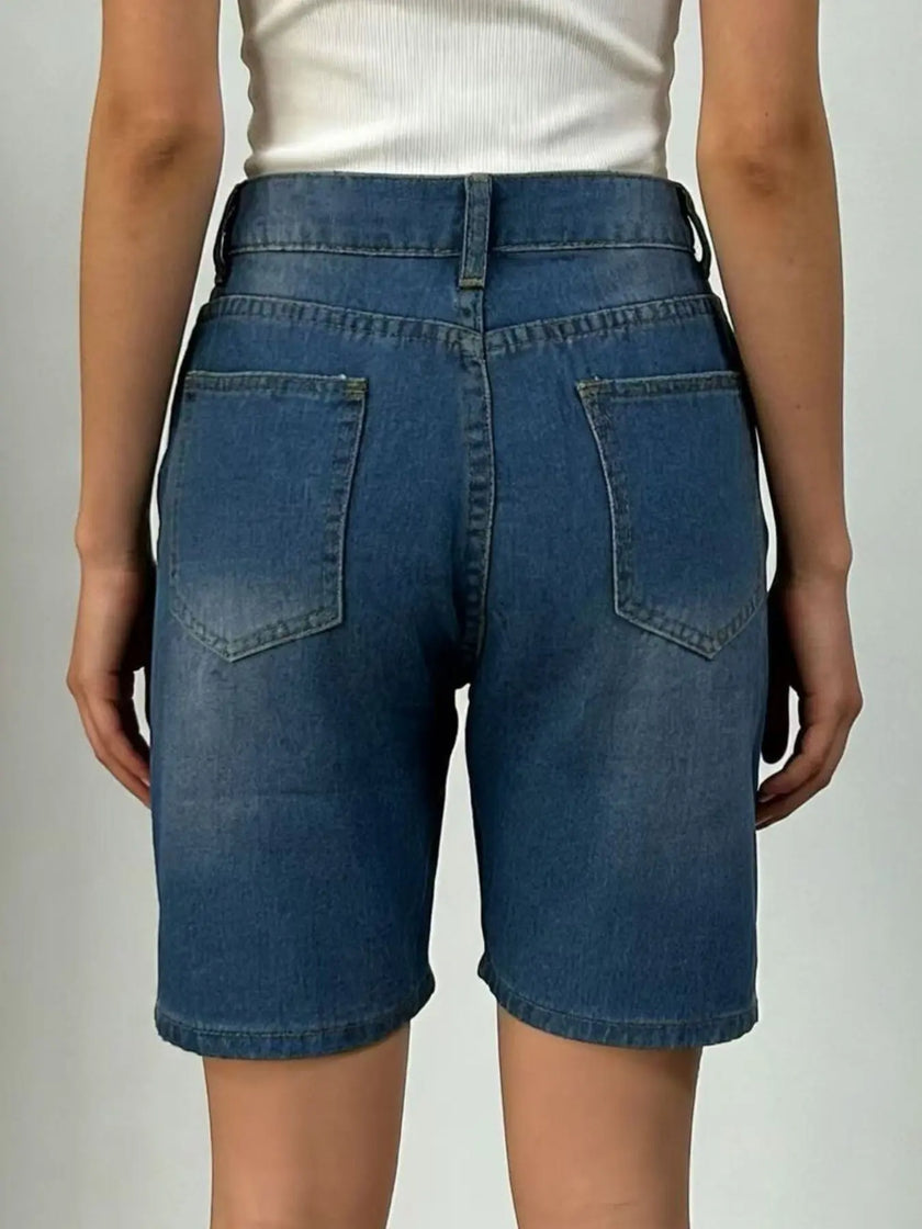 High Waist Denim Shorts  Style Ratio