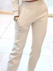 Casual Chic Cropped Sweatshirt and Jogger Set  Style Ratio