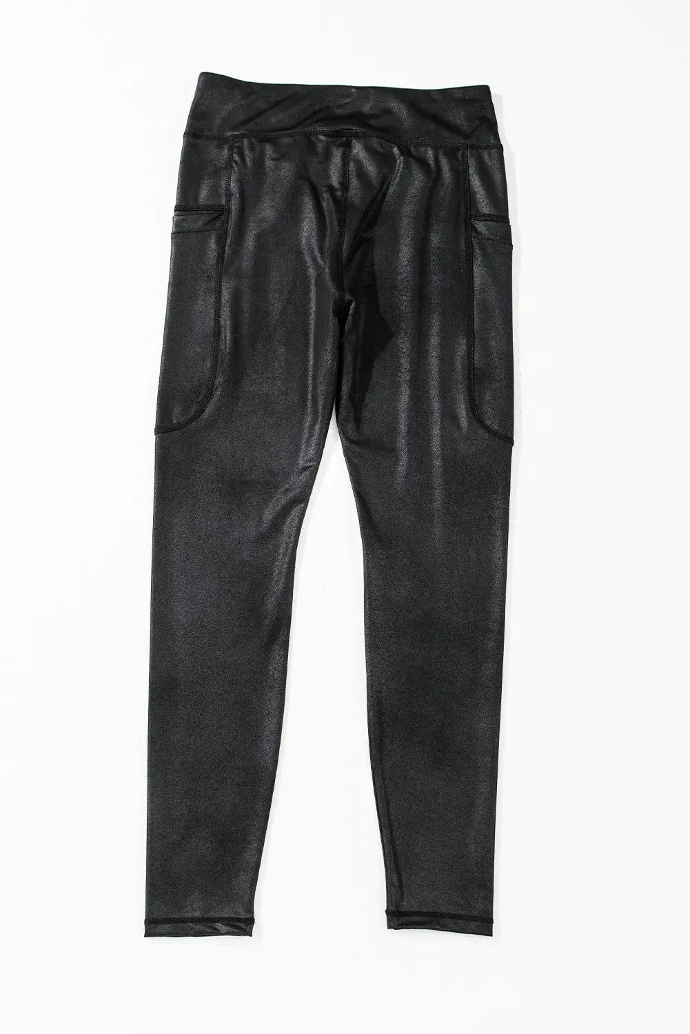 Pocketed V-Cut Waist Leggings  Style Ratio
