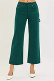 RISEN Tummy Control High Rise Crop Wide No Waist Band Pants  Style Ratio