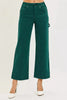 RISEN Tummy Control High Rise Crop Wide No Waist Band Pants  Style Ratio