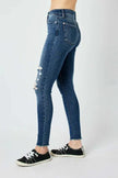 Judy Blue High Waist Distressed Skinny Jeans  Style Ratio