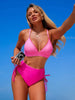 Scalloped Trim High-Waisted Bikini  Style Ratio