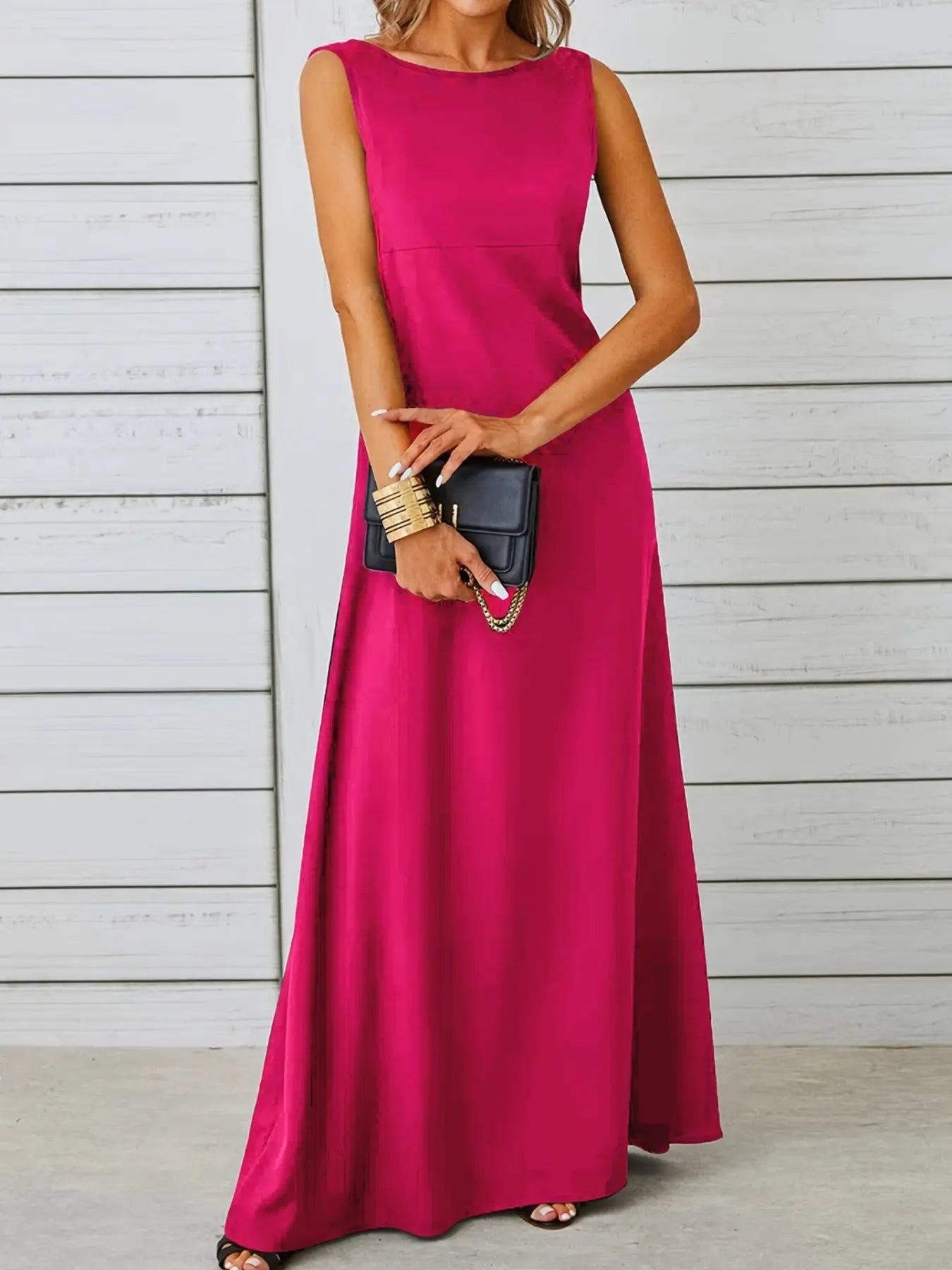 Sleeveless Flowy Maxi Dress  Style Ratio