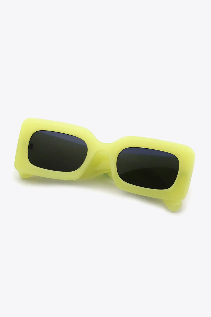 Polycarbonate Frame Rectangle Sunglasses  Style Ratio