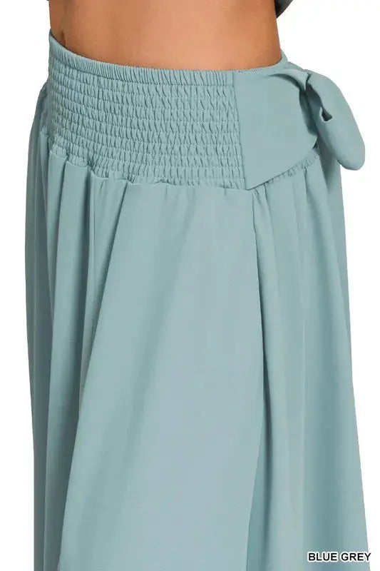 Zenana Heavy Woven Span Crop Tee & Skirt Set  Style Ratio