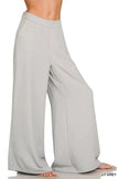 Zenana Relaxed Fit Elastic Waisted Wide Leg Pants  Style Ratio