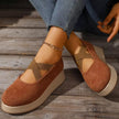 Crisscross Wedge Slip-Ons  Style Ratio