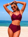 Twisted Front High-Waisted Bikini  Style Ratio
