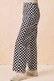 BiBi Gameday Theme Checkered Printed Pants  Style Ratio