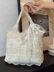 Lace Bowknot Woven Handbag  Style Ratio