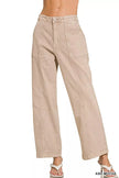 Zenana Straight Leg Utility Pocket Jeans  Style Ratio