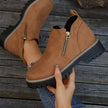 Ankle Boots with Zipper Detail  Style Ratio
