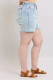 Judy Blue 2 Button Denim Shorts with Pockets  Style Ratio