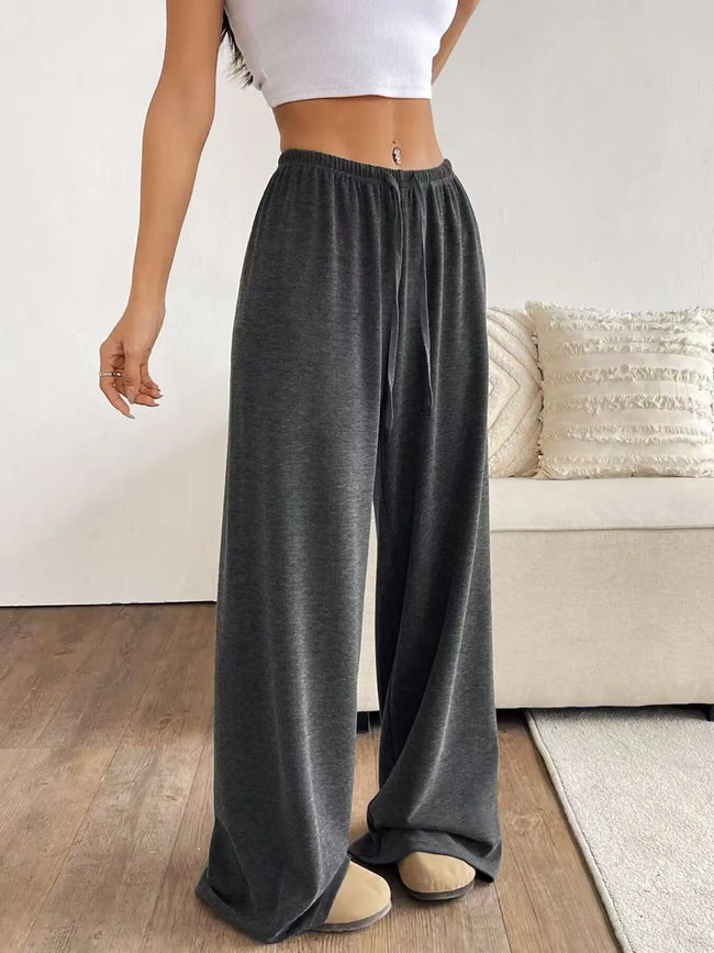 Relaxed Fit Drawstring Pants  Style Ratio