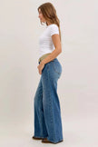 Judy Blue MR Column Straight Jeans with Corduroy Waist  Style Ratio