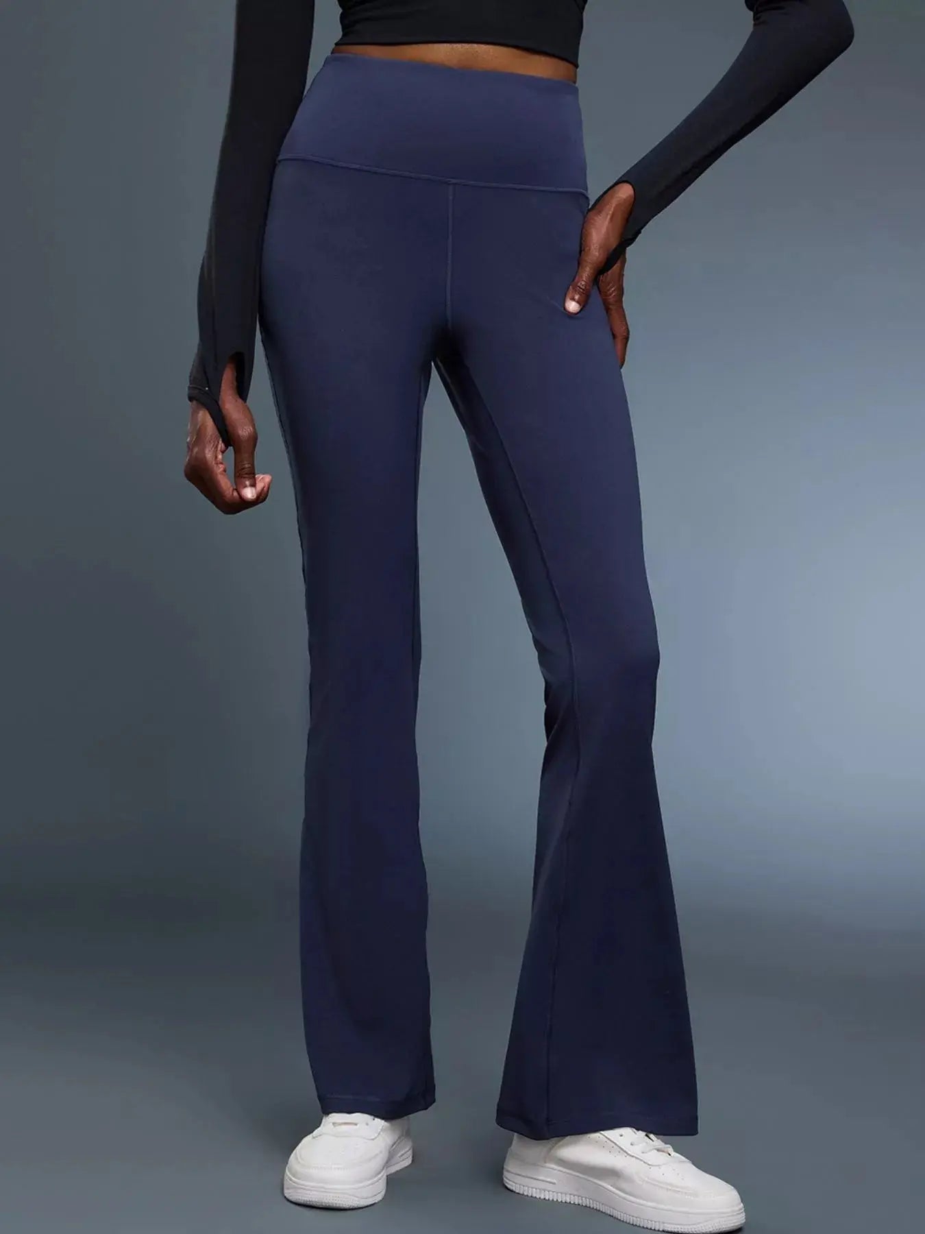 High-Waisted Flare Active Pants  Style Ratio