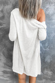 Button Down Long Sleeve Longline Cardigan  Style Ratio