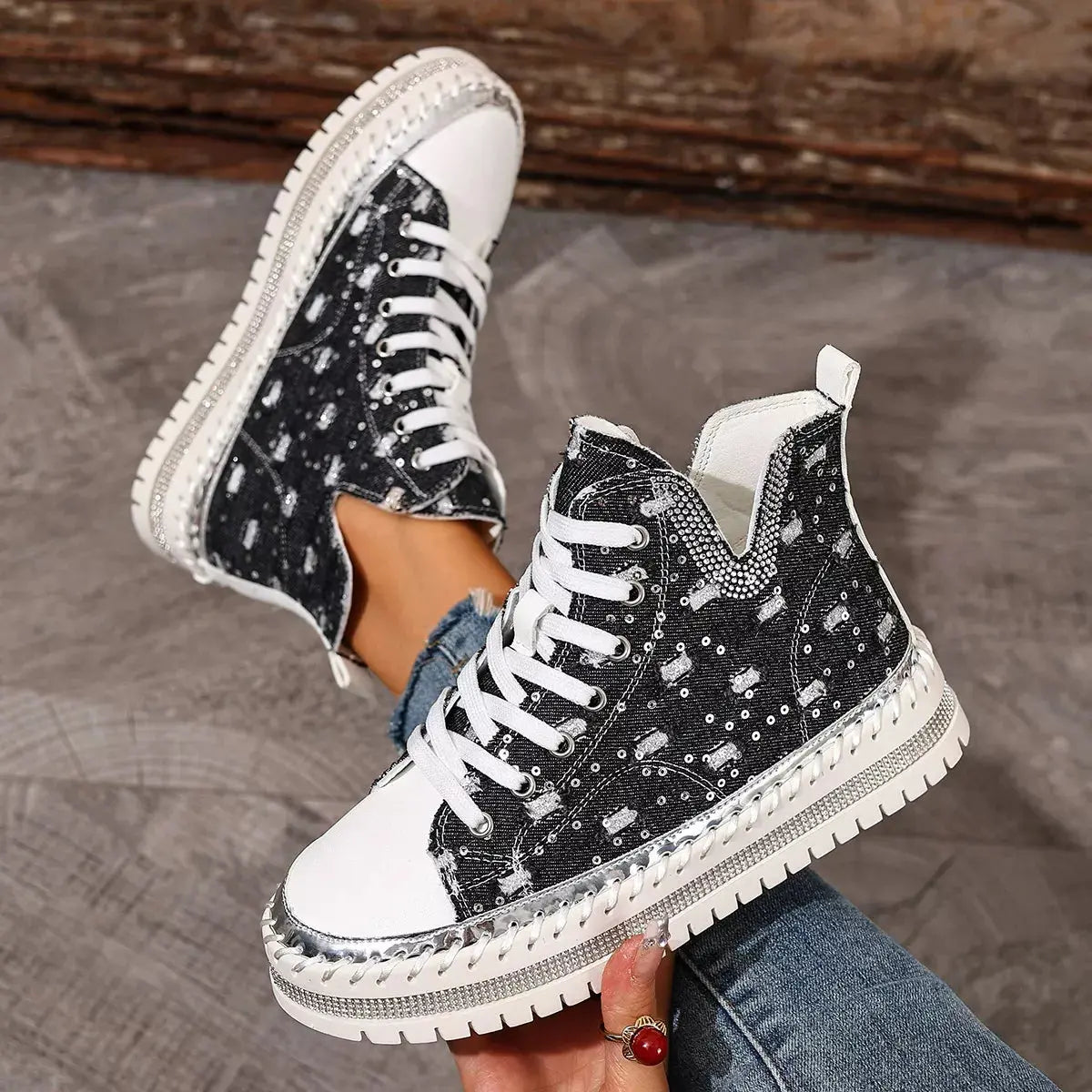 Lace Up Platform Sneakers  Style Ratio