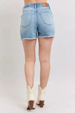 Judy Blue High Waist Western Embroidery Detail Cut Off Denim Shorts  Style Ratio