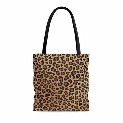 Leopard Print Animal Tote Bag Yellow Pandora