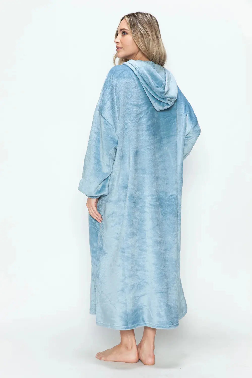 Double Take Pocketed Hooded Midi Lounge Dress  Style Ratio