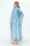 Double Take Pocketed Hooded Midi Lounge Dress  Style Ratio