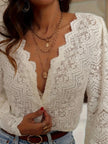 Lace Long Sleeve Top  Style Ratio