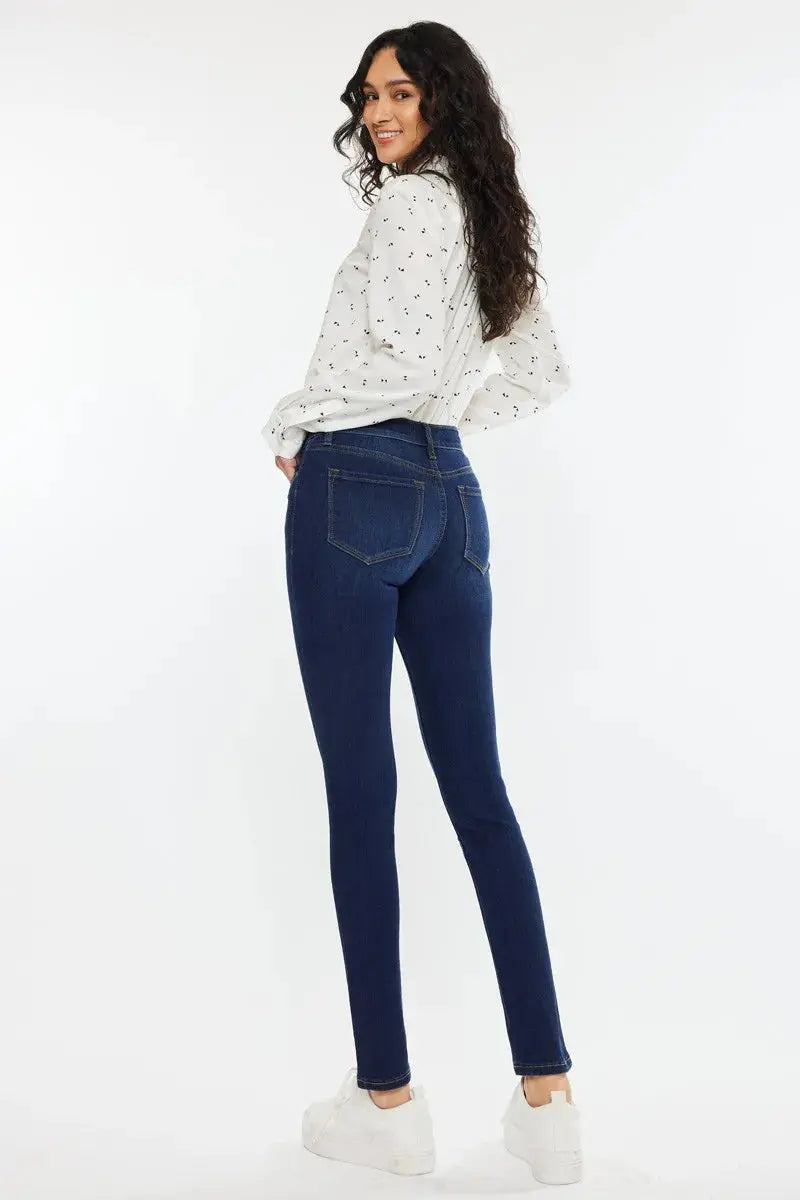Kancan Mid Rise Super Skinny Jeans  Style Ratio
