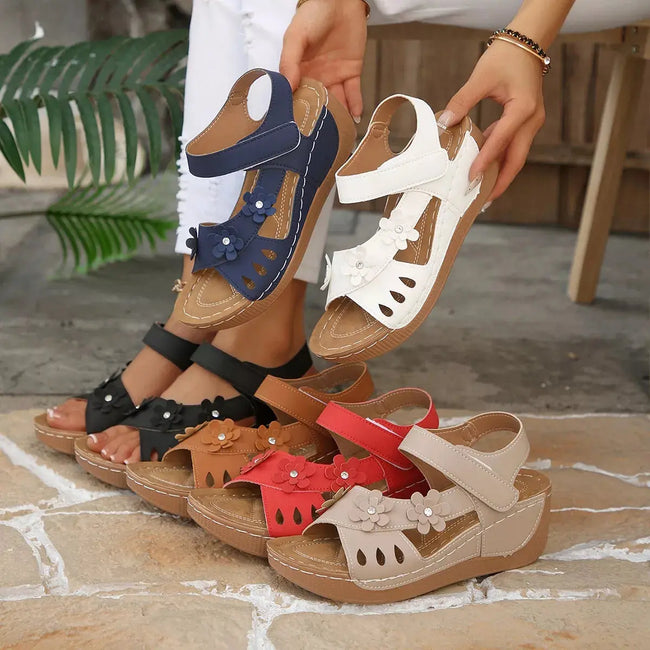 Open Toe Wedge Sandals  Style Ratio