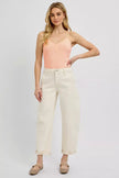 RISEN High Rise Relaxed Barrel Cuffed Jeans  Style Ratio