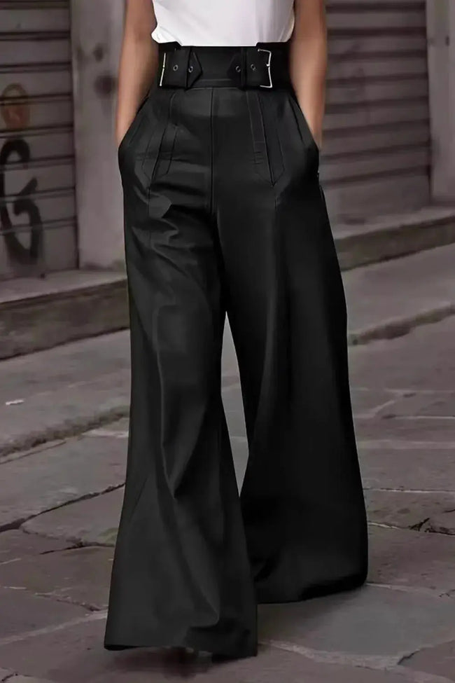 High Waist Wide Flare Pants  Style Ratio