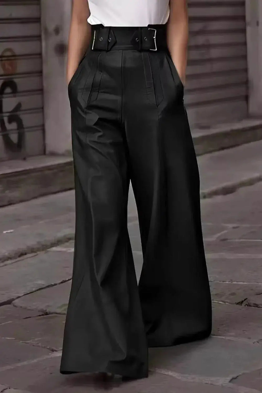 High Waist Wide Flare Pants  Style Ratio