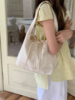 Leather Tied Shoulder Bag  Style Ratio