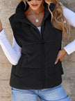 Corduroy Zip Up Vest Coat  Style Ratio
