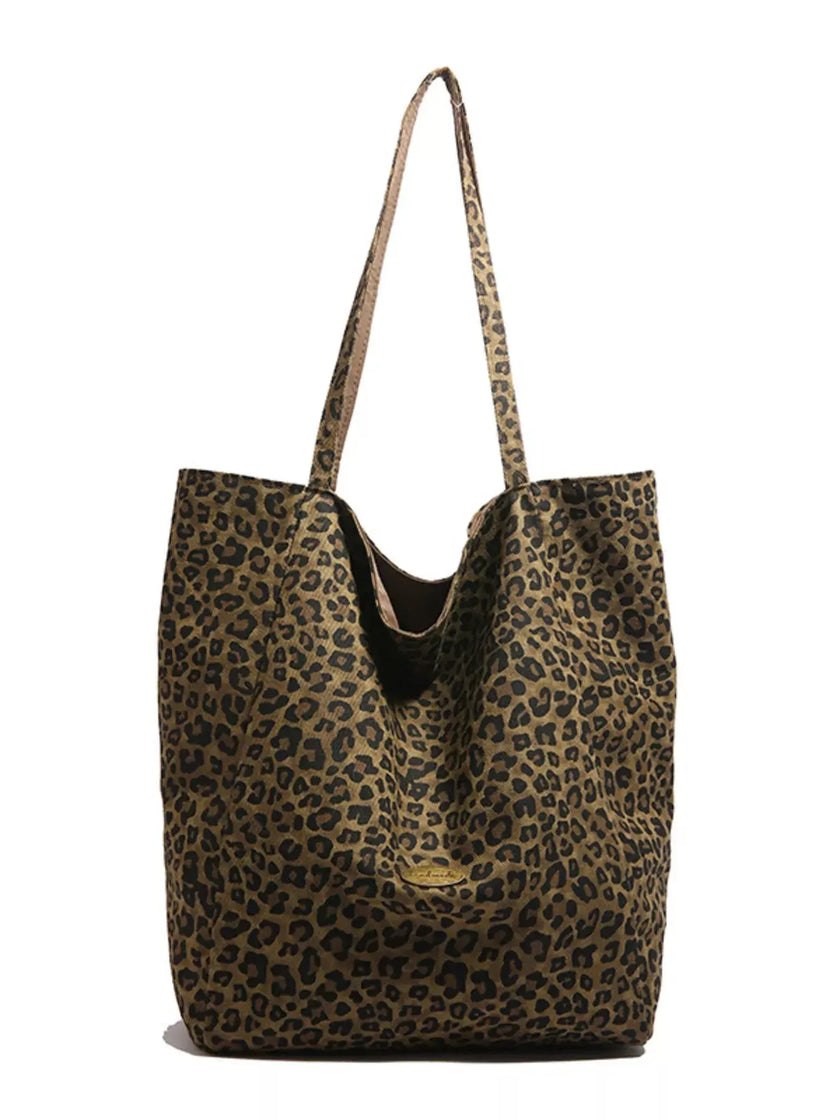 Leopard Print Casual Tote Bag  Style Ratio