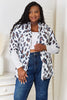 Double Take Leopard Long Sleeve Cardigan  Style Ratio