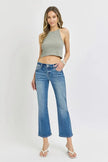 RISEN Full Size Low Rise Crop Flare Jeans Plus Size  Style Ratio