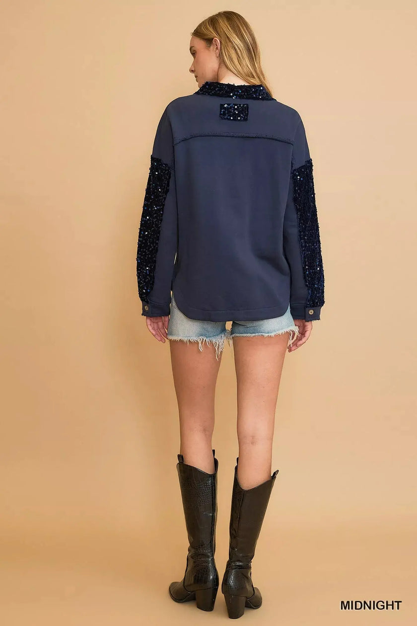 Umgee Open Front Cardigan with Front Pockets  Style Ratio
