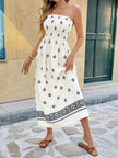Smocked Tube Midi Dress  Style Ratio