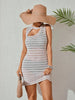 Crochet Sleeveless Cover-Up Dress with Cutout Detail  Style Ratio