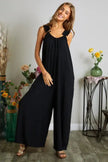 Adora Elastic Ruffle Shoulder Jumpsuit  Style Ratio